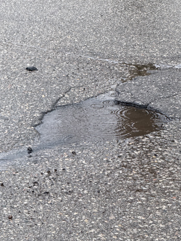 Pothole at 191 Grulke Street Centreville Chicopee